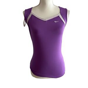 Nike Purple Dri Fit Tank Top Size Small
